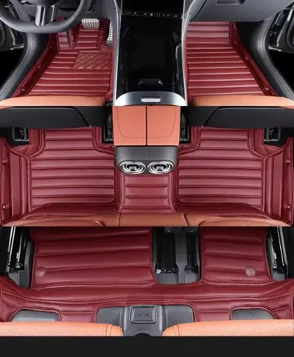 

Custom special car floor mats for Nissan Patrol Y62 2024-2011 7 8 seats High quality durable waterproof carpets for Patrol 2021