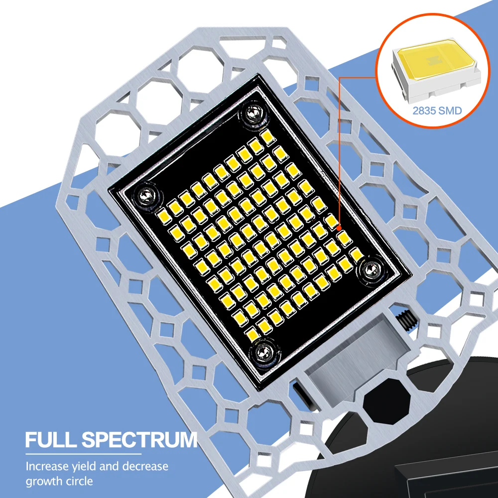 E27 Phytolamp Voor Planten Lamp Licht Groeien Phyto Lamp Kas Quantum Board Licht Groeien Volledige Spectrum 300W Waterdichte kweektent