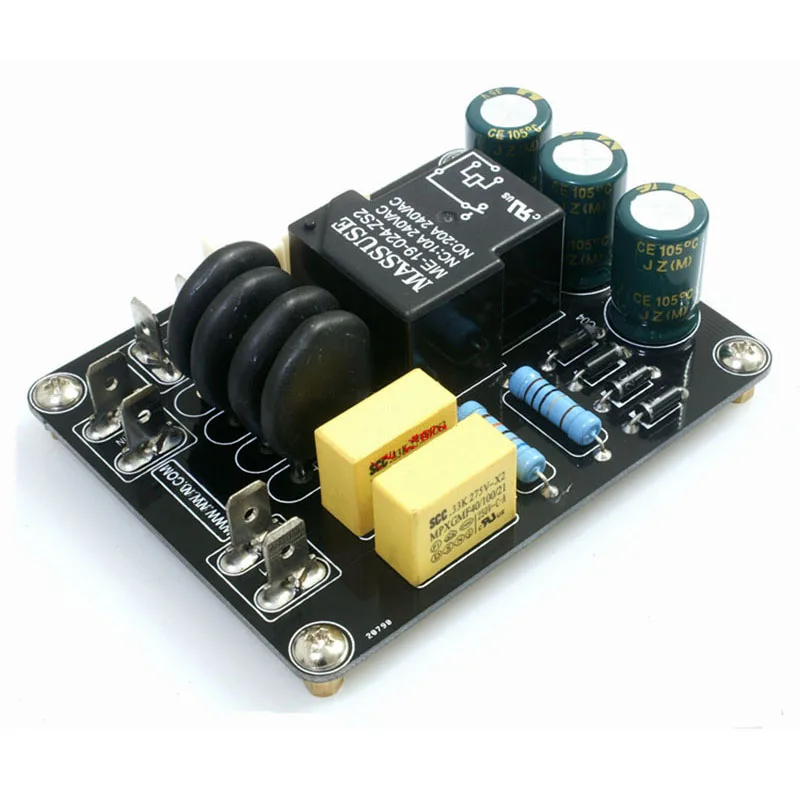 Sound Amplifier Audio Power Soft Start Protection Board Delay Protect Module AC 220V 20A