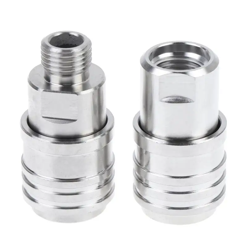M14 G1/4 Self Locking Quick Connector Kink Free To Hose Car Cleaning Accessories For High Pressure Washer Snow Foam Lance