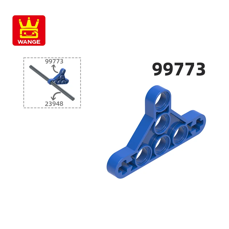 

Wange 99773 100 г/109 шт. MOC технический луч Треугольник тонкий механический совместимый с роботами строительные блоки детские игрушки