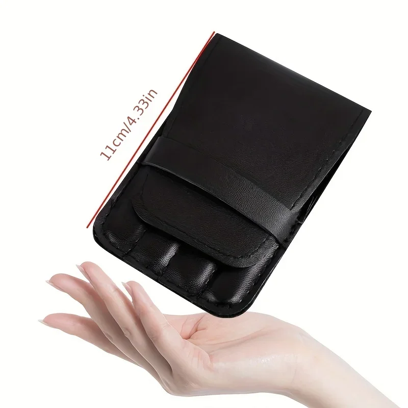 5 pz/set pinzette per ciglia in acciaio inossidabile estensione ciglia professionale sopracciglio capelli rimuovi forniture con borsa