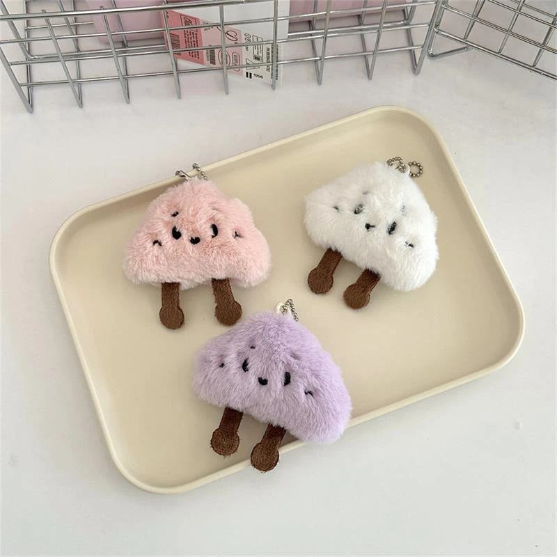 

Appealing Stuffed Plush Cloud Doll Keychain Backpack Ornament Couples' Accessories Kids' Present