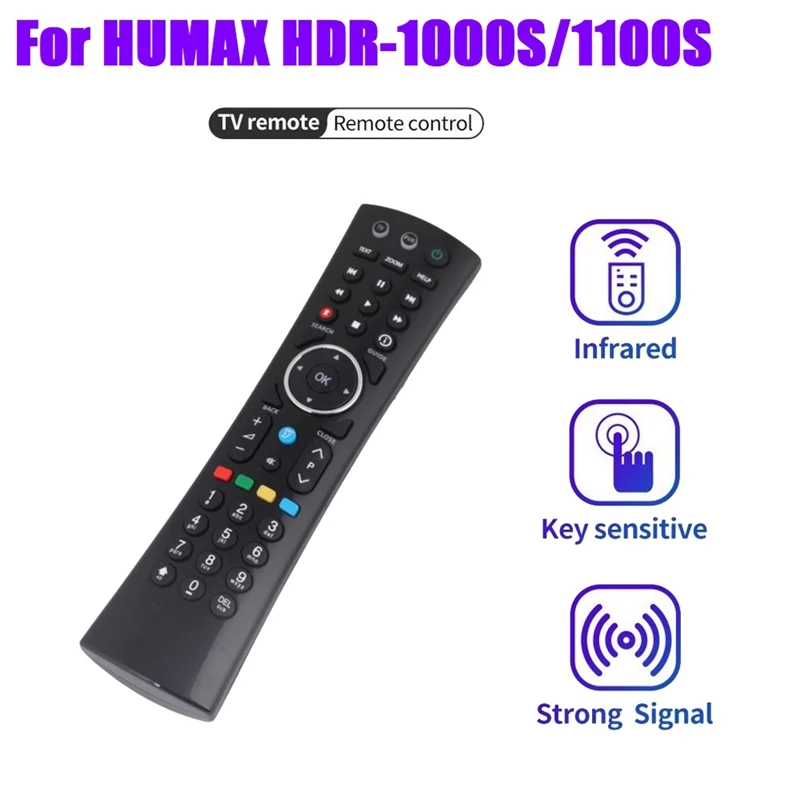 Sostituisci il telecomando telecomando in plastica RM-I08U per HUMAX HDR-1000S/1100S ricevitore TV Commander