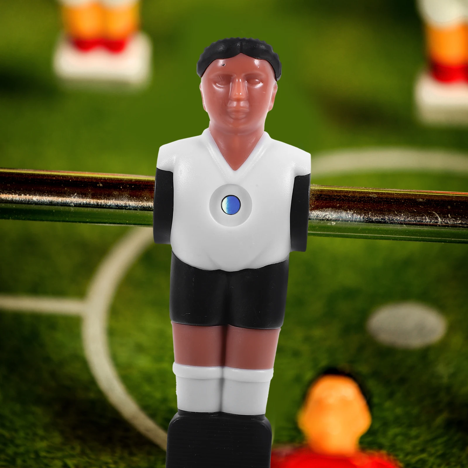 

10Pcs Football Table Replaceable Foosball Players Durable Wear-Resistant Soccer Figures for Table Game Foosball Players