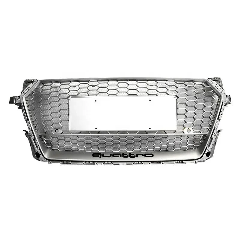 Body Parts Car Front Bumper Grille Racing Grill for 2015-2018 Audi Tt Upgrade Audi Ttrs Hood Mesh Grille