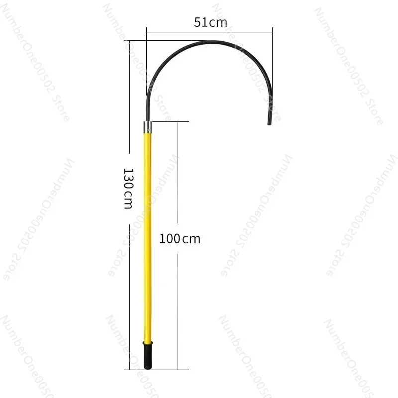 

Изолированный спасательный крюк для работы под напряжением 10 кВ, антиударный крюк для подъема на опоры ЛЭП, инструмент 35В