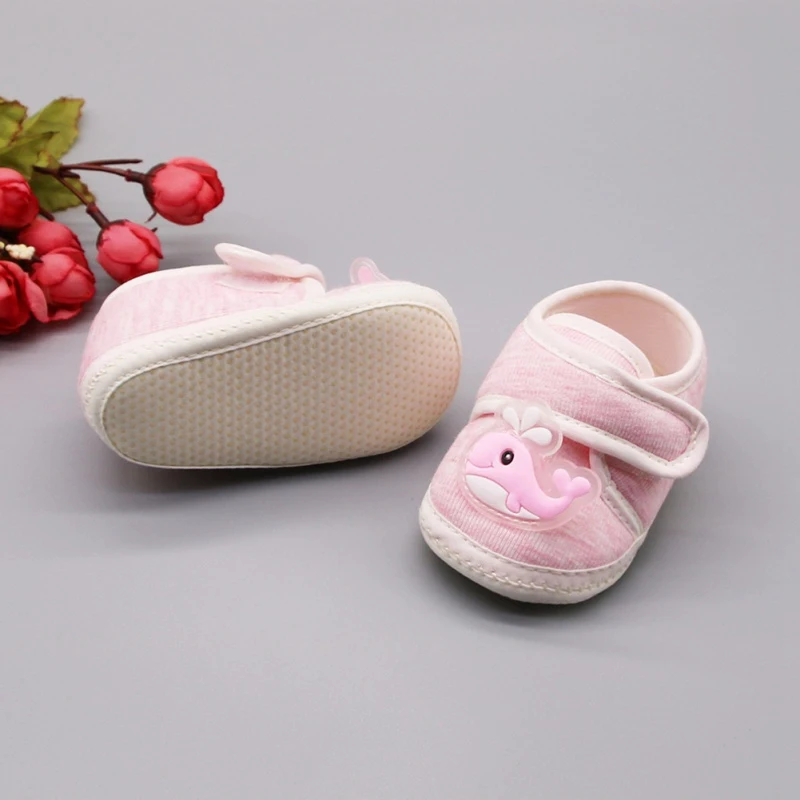 Baby Girl Boy Shoes Cartoon Pattern First Walkers Newborn Baby Shoes Infant Toddler Baby Shoe Flats Soft Prewalkers