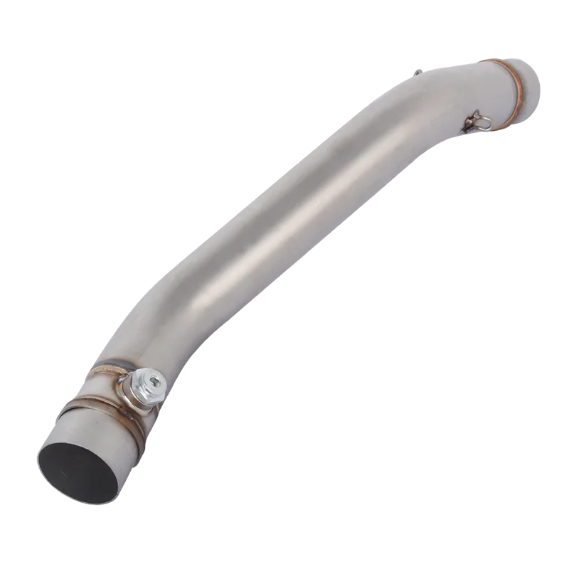 Motorcycle Exhaust Systems Middle Link Pipe Escape Euro 5 Connect 51mm Muffler Slip On For Kawasaki Ninja ZX6R 636 2023 - 2026