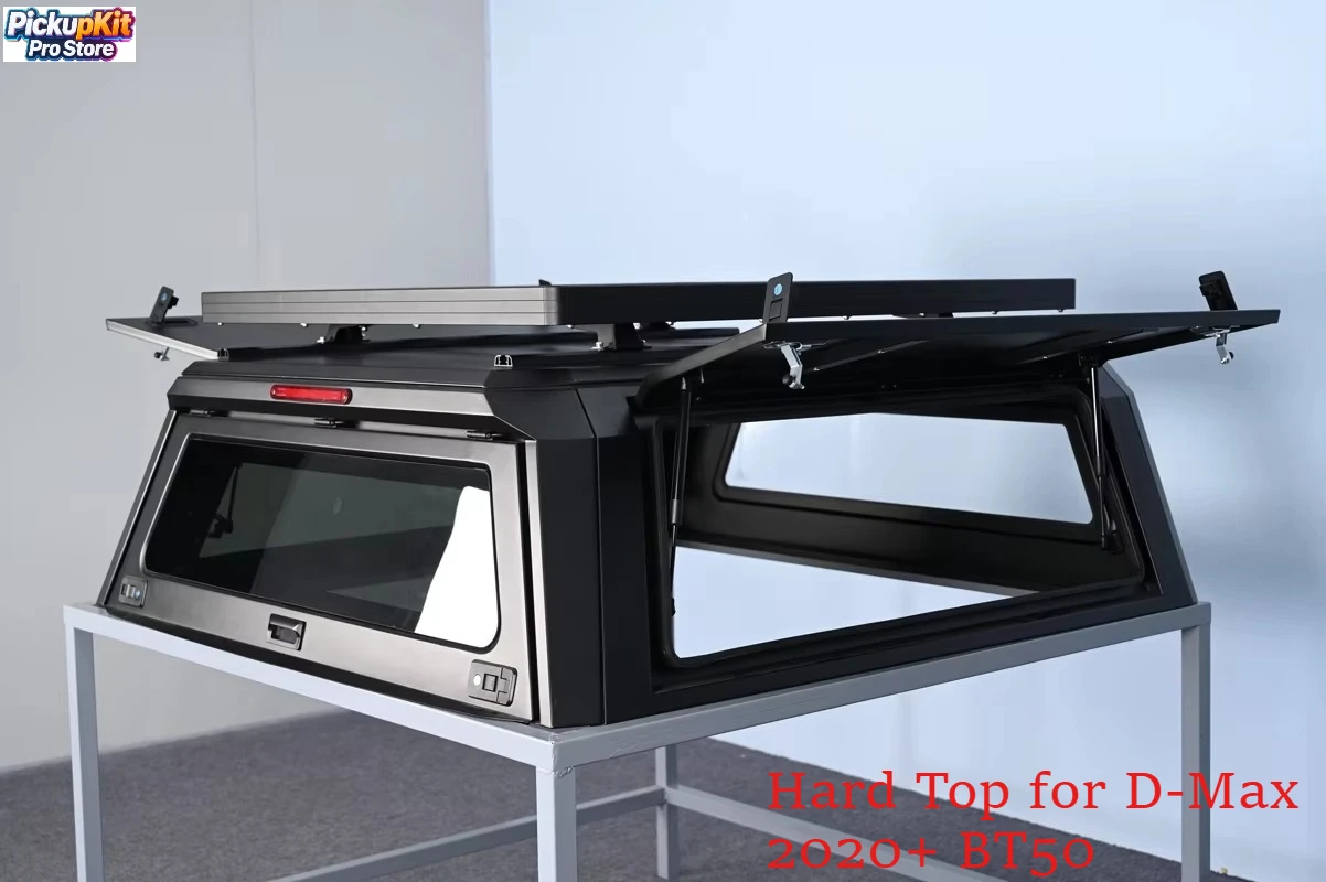 

High Quality Custom Aluminum Alloy Retractable Hardtop Canopy Waterproof Truck Bed Cover for D-Max 2020+ BT50 Wholesale