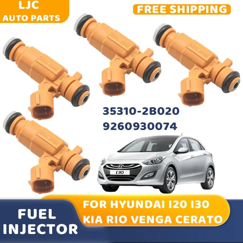 Fuel Injector 35310-2B020 Fit For Hyundai Accent Elantra I30 IX20 2010-2021 For Kia Rio 2009-2011 353102B020 9260930074