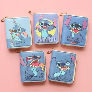 Kawaii Disney Lilo and Stitch Wallet For Children, Moedas Holder, Birthday Gift, Anime Figures Bag, Girl Bag, Wholesale 8 Main Sales Disney Wallet - №3