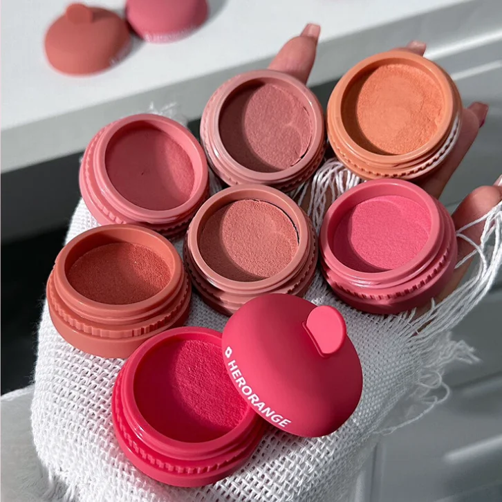 Cute Mousse Blush Matte Natural Cheek Tinted Waterproof Moisturizing Blusher Cream Brighten Face Contour Rouge Makeup Cosmetics