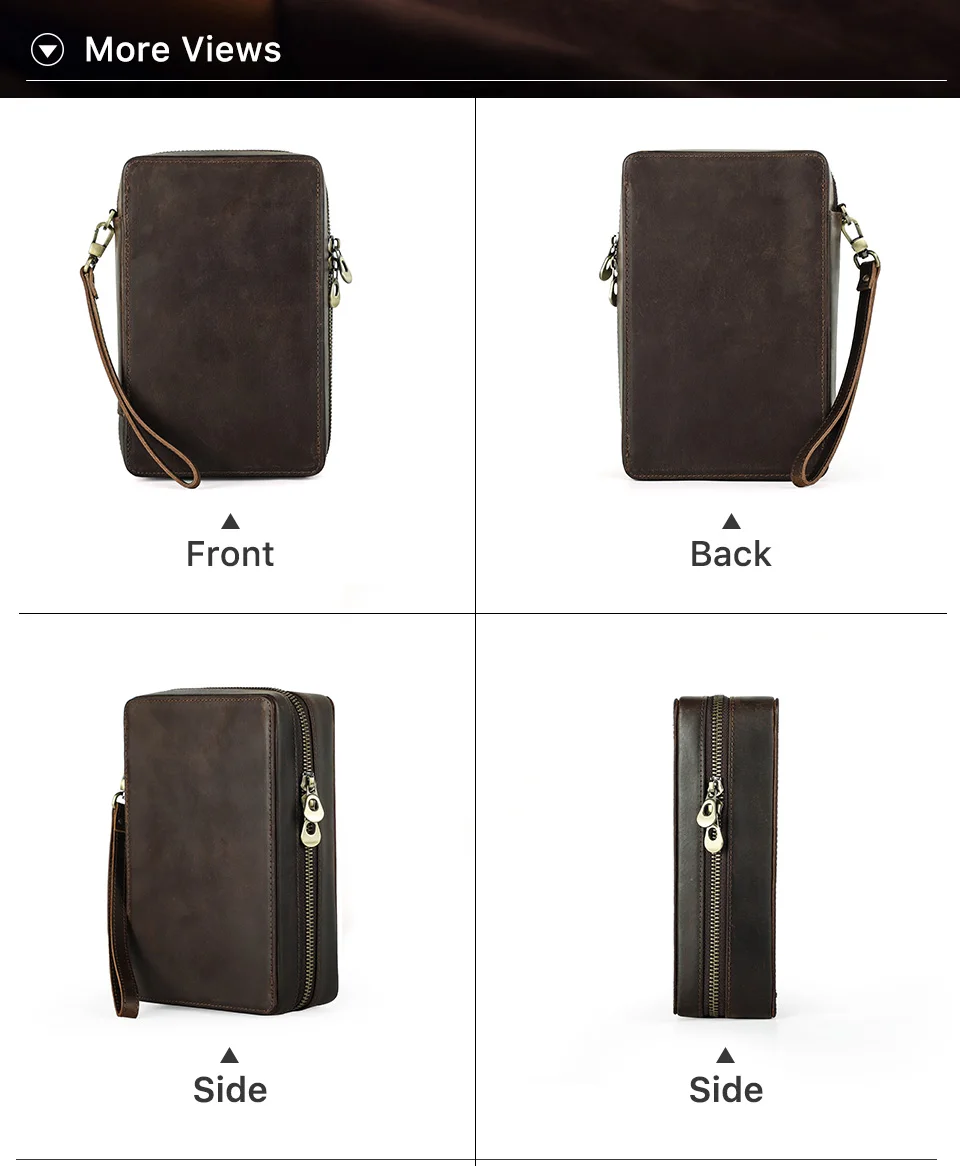 Contact's Family Echtes Leder Zigarre Reiseetui Halter Männer mit Feuerzeugschneider Tasche Humidor Box Zigarre Zubehör Geschenkset – Detail 7