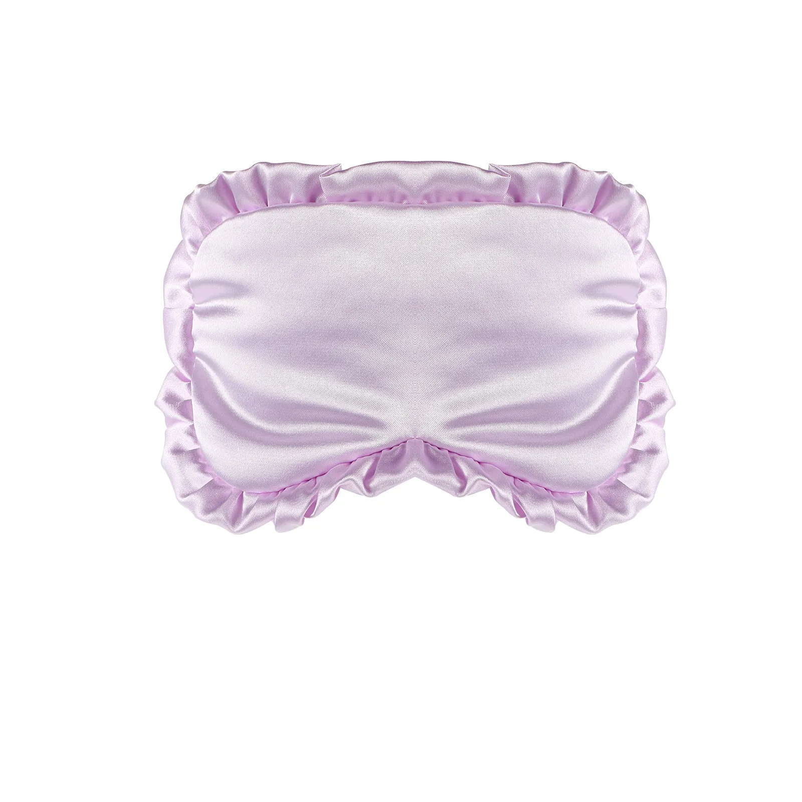 

Imitated Silk Eye Mask Flower Lace Sleep Mask Light Blocking Comfortable Adjustable Band for Women Travel Nap