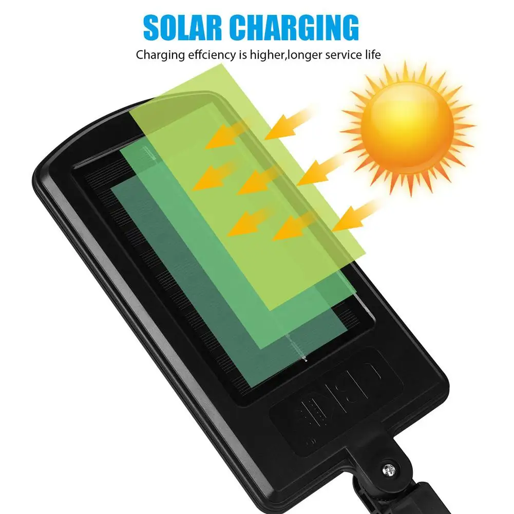 240 SMD Led Solar  Wall  Light Pir Motion Sensor + Light Sensor Ip67 Waterproof Light With Remote Control For Outdoor Lighting