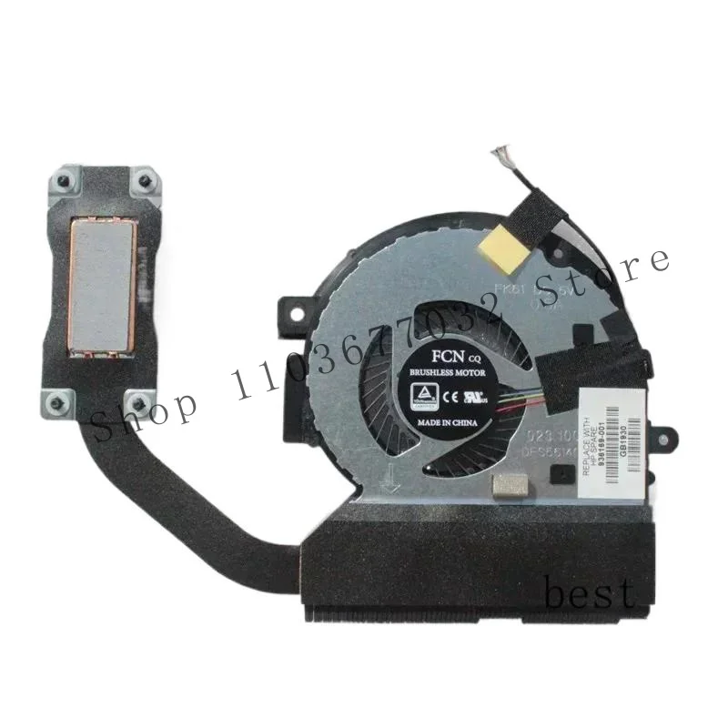 WYORESY New laptop CPU cooling fan for HP heatsink Envy x360 15m-bp111dx fk61 DC 5v 0.5A PN: 936169 -001