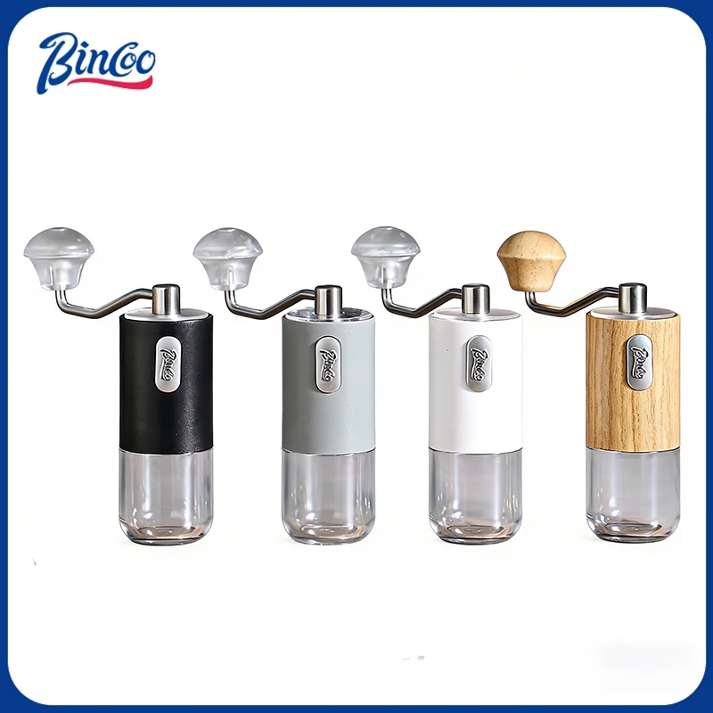 

Bincoo PC manual grinder 420 steel knife 6 core cutter Portable coffee grinder Outdoor household coffee making accessories