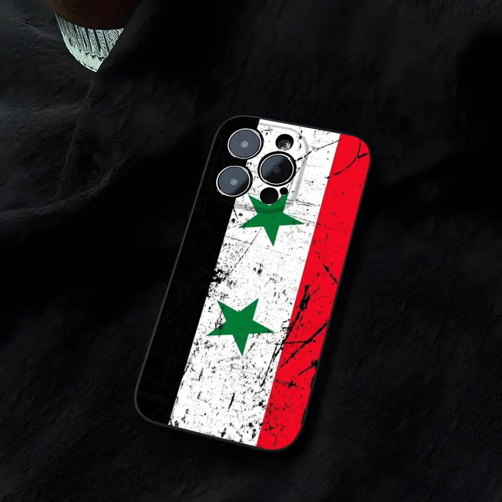 Syria Flag Funda for iphone 14 16 13 11 15ProMax 12 Pro Max Mini Xr Xs X 7 Plus Covers