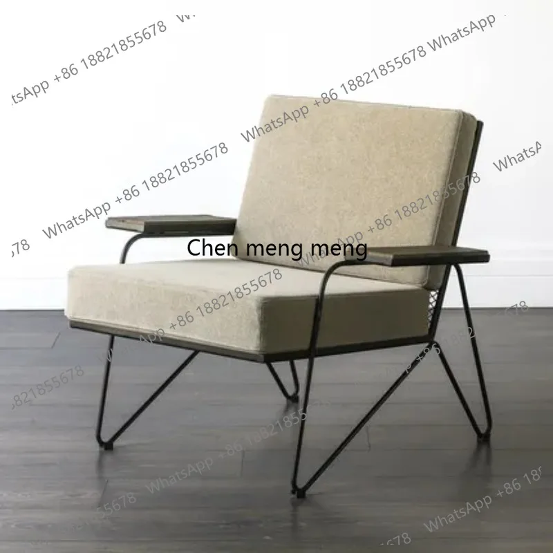 

Minimalist Furniture Recycle Elm Steel Fabric Living Room Furniture Sets Mobiliario Arm Chair Sofa Chair Sofa Living Room Sofas