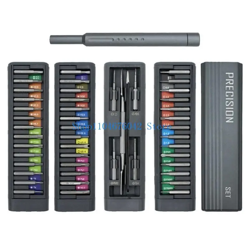 

652F Comprehensive 49 In 1 Screwdriver Repair Tool Set with Ergonomic Handle