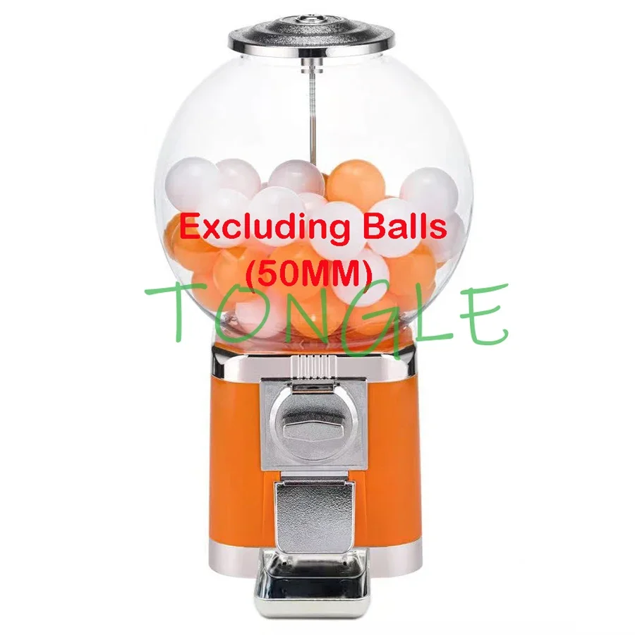 50mm Big Ball / Egg Twisting Machine, Small Household Children's Egg Vending Machine with Tray, Claw Lottery Draw Machine