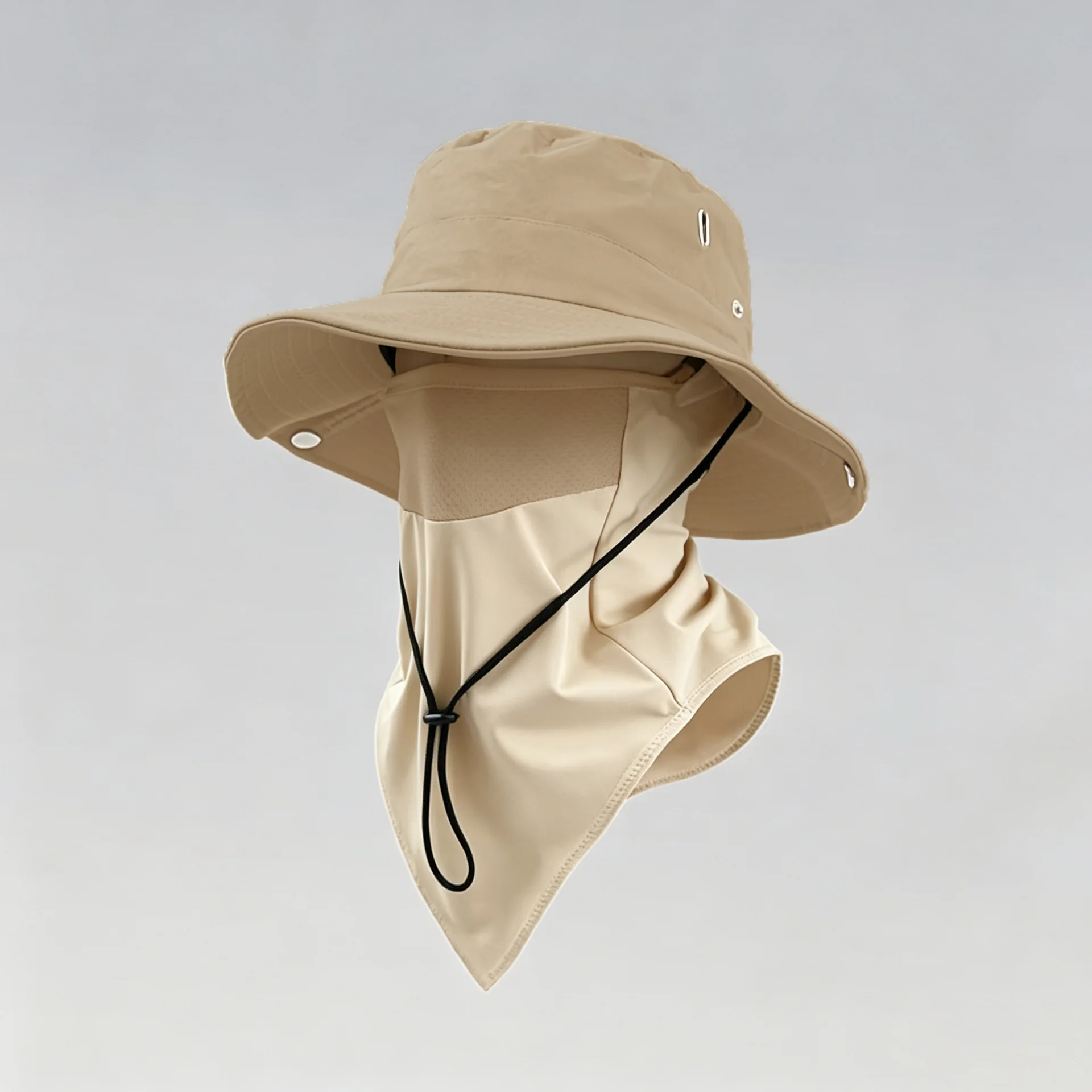 Summer Sun Hats UV Protection Outdoor Hunting Fishing Cap for Men Women Hiking Camping Visor Bucket Hat Neck Flap Fisherman Hat