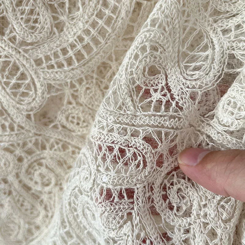 フランス重工業綿刺繍スパンコールレース衣類付属品、ウェディングドレススパンコールメッシュ生地、メッシュレース SC179