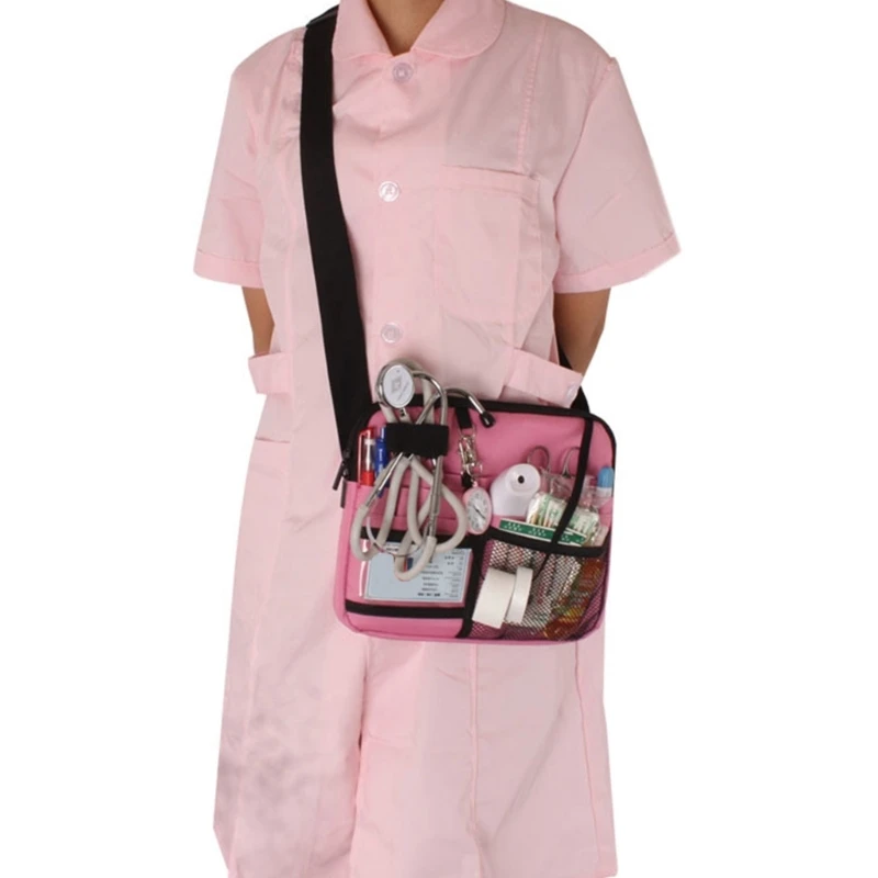 Nurse Fanny Pack Multifunctional Medical Nurse Practical Waist Bag Multi Compartment Nurse Work Bag