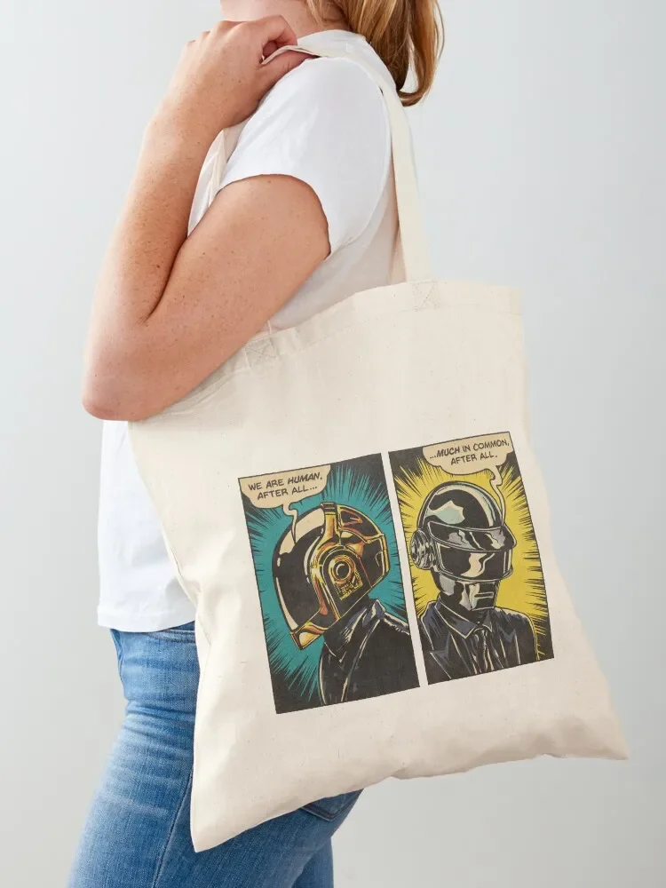 

Human After All Tote Bag Women's bag university shopper bag Shopping bags reusable grocery bags