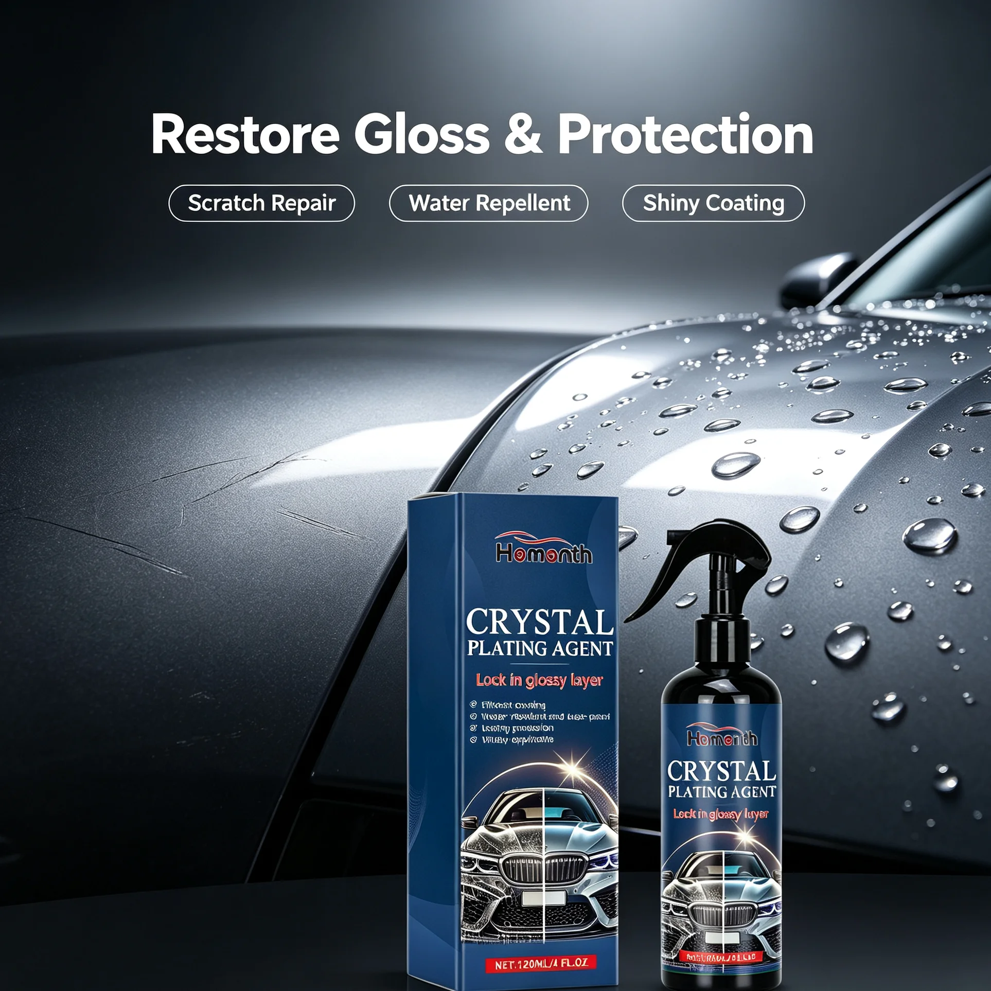 Car Wax Ceramic Coating - Spray per Rivestimento in Cristallo Polimerico