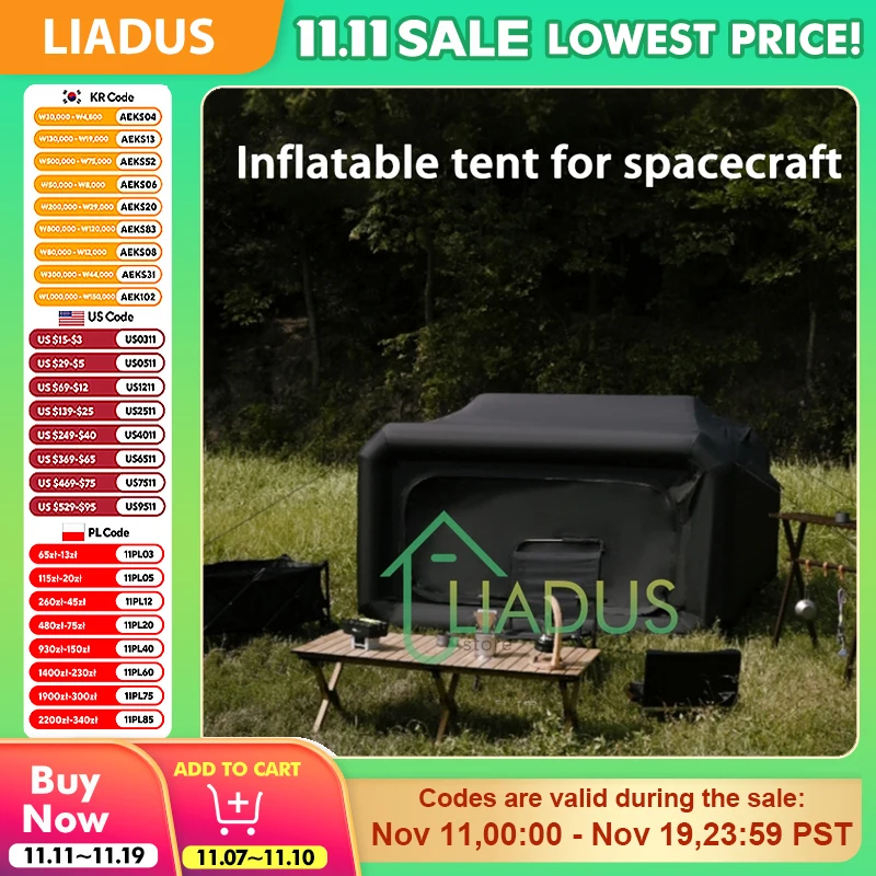 

Inflatable Fully Automatic Camping Tent Outdoor Construction-Free Portable Folding Camping Rainproof Thickened Cabin Camping