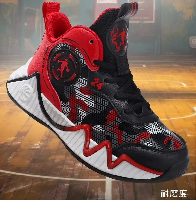 

Новые водонепроницаемые кожаные детские модные баскетбольные кроссовки и спортивная обувь на осень и зиму, детские кроссовки размер 31-37