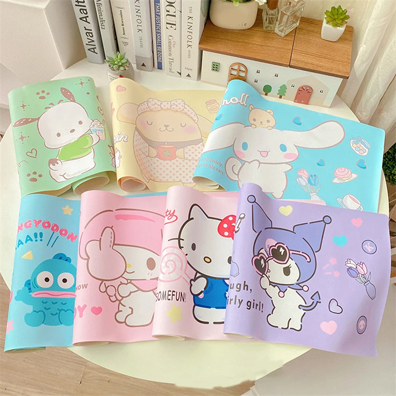 1pc Cute Sanrio Place Mats Rectangular Dining Table Mat Heat-Resistant Placemat Placemats For Kitchen Party