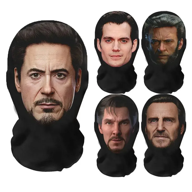3D Printed Superhero Halloween Party Props for Halloween Superhero Party Funny Avengers Headcover ﻿