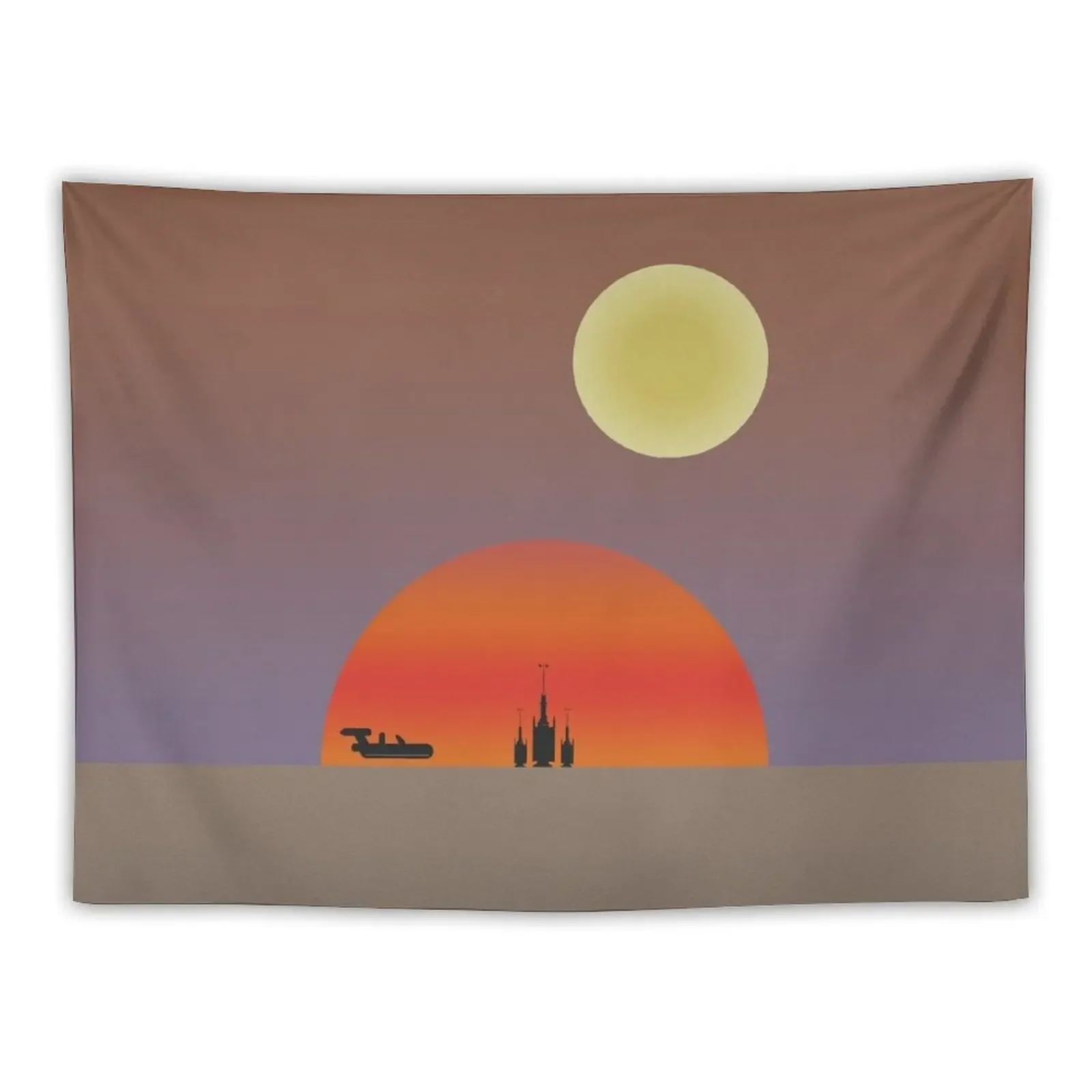 

TATOOINE SUNSET Tapestry Wall Coverings Decoration For Rooms Room Decor Room Decorator Tapestry