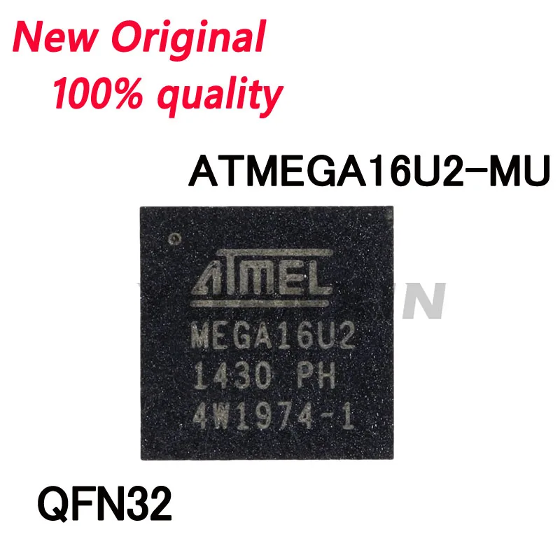 2-5/PCS New Original ATMEGA16U2-MU ATMEGA16U2 MEGA16U2 QFN32 8-bit microcontroller chip In Stock