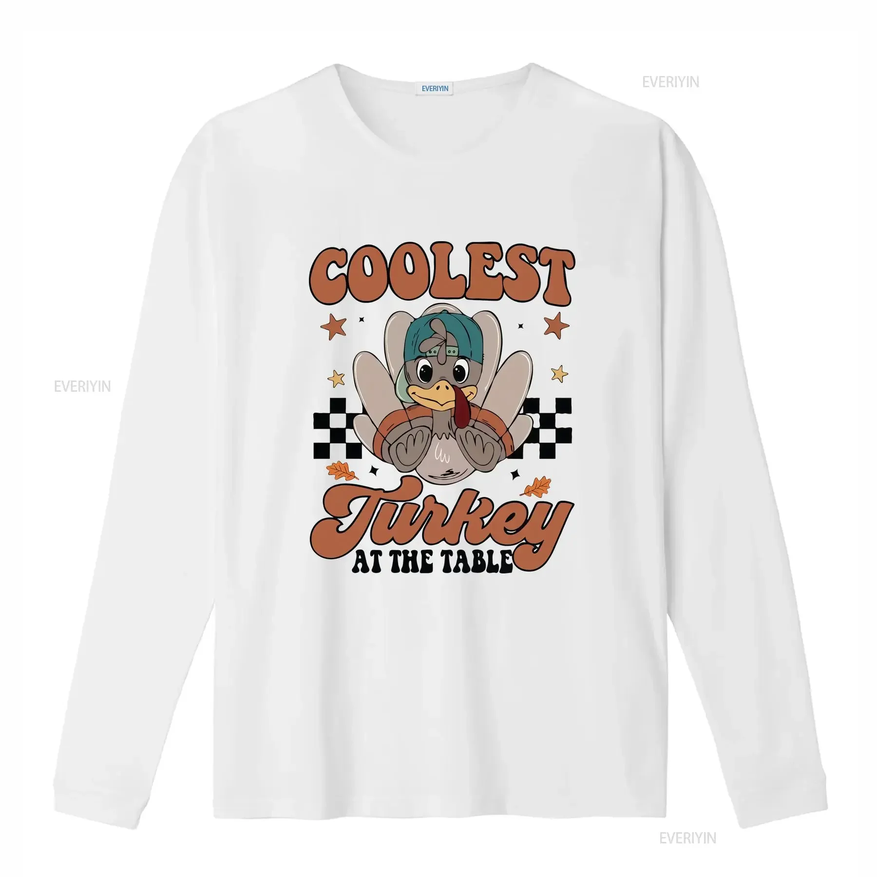 Thanksgiving coolest turkey at table boys kids toddler youth T Shirt funny baby clothes happy day fall garden gift vintage