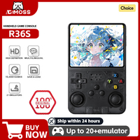 R36S open-source retro handheld video game console Linux system 3.5-inch IPS screen portable pocket video player 64GB 128GB gami