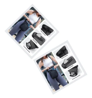 MARK RYDEN Drop Leg Bags  Ride Pouch Waist Pack Motorcycle Bag  Men