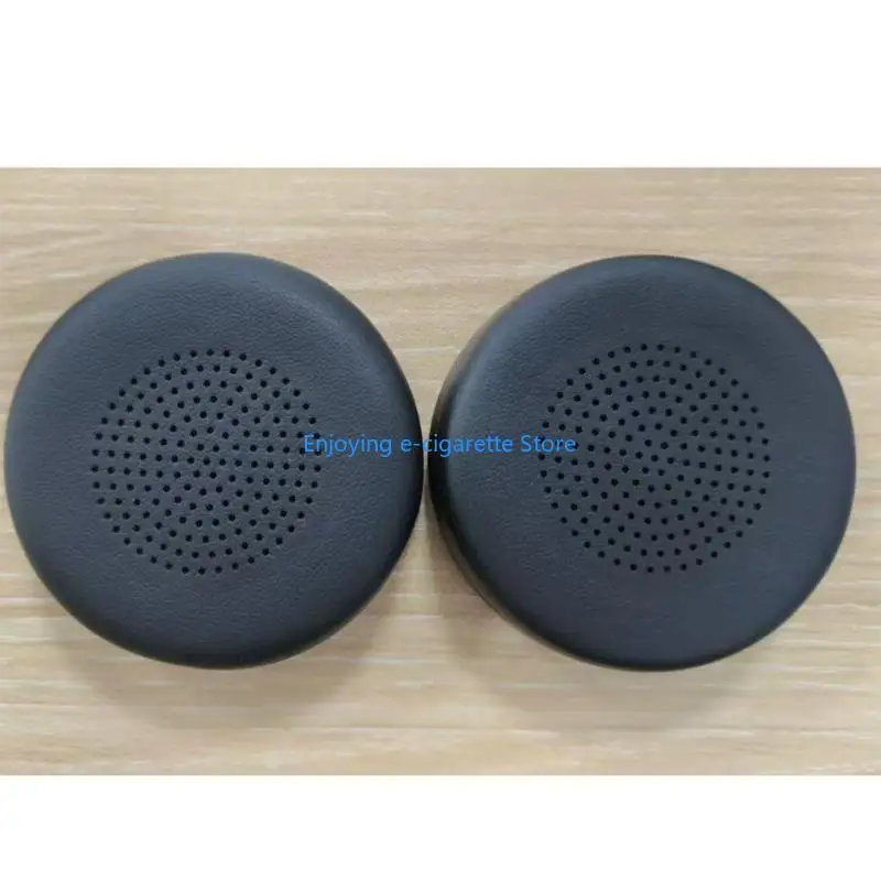 1 paar Ohr Pad Ersatz Leder Ohrpolster Ohr Kissen Schwämme Abdeckung Ohrenschützer für VOIP Drahtlose Kopfhörer Y4QF – Detail 4