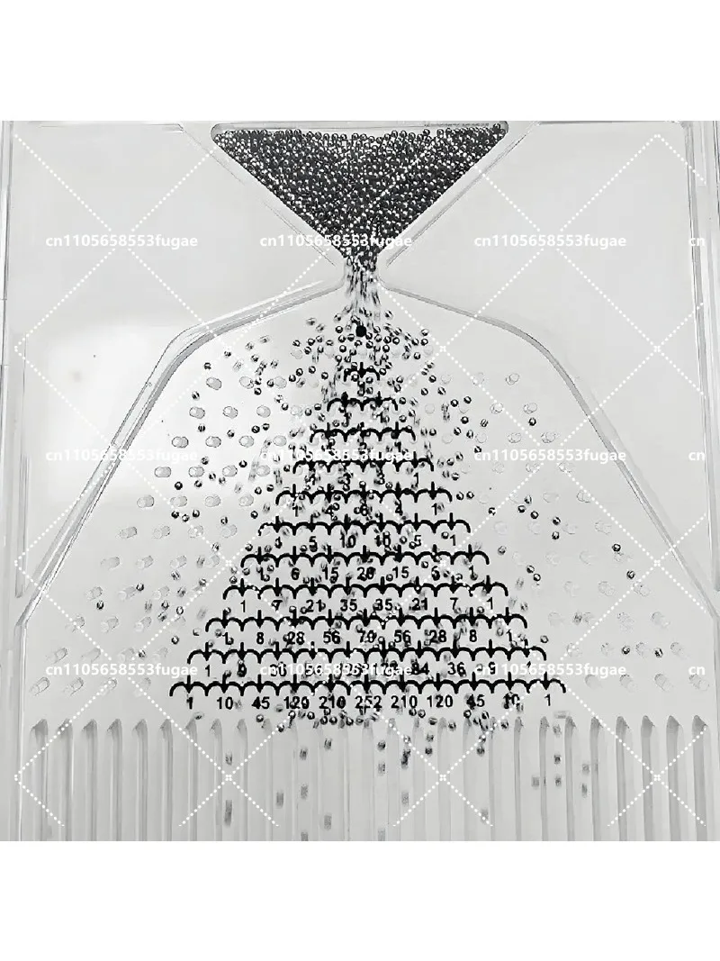 Board Model Mathematical Teaching Toy Normal Distribution Principle Plastic Decorative Ornament