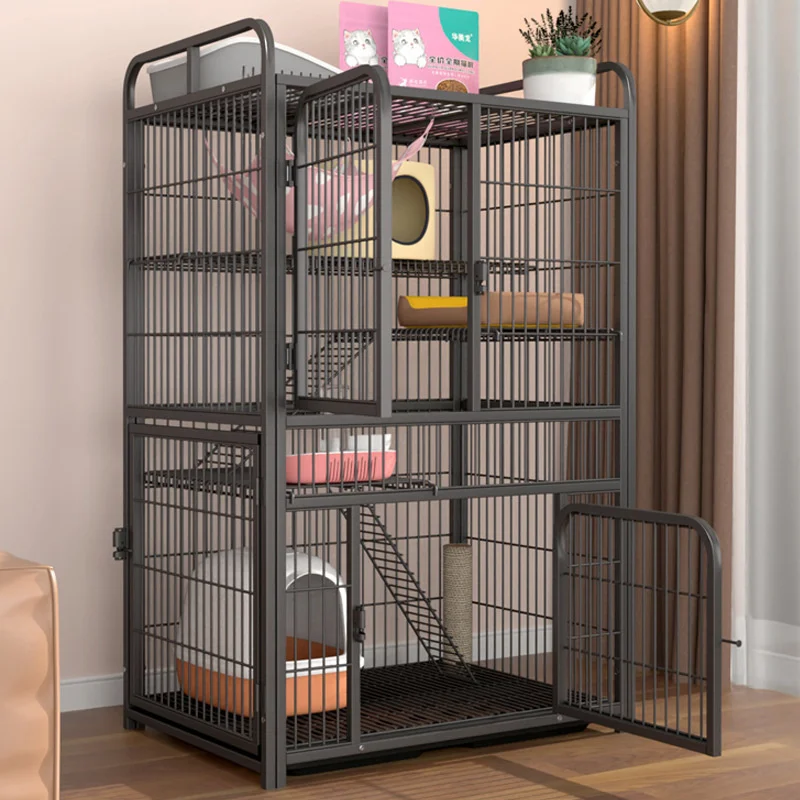 

Cat Cage Three Floors Large Free Space Wholesale Cat Cage Luxury Cat House Cat House Cat Nest Cat Climbing Frame