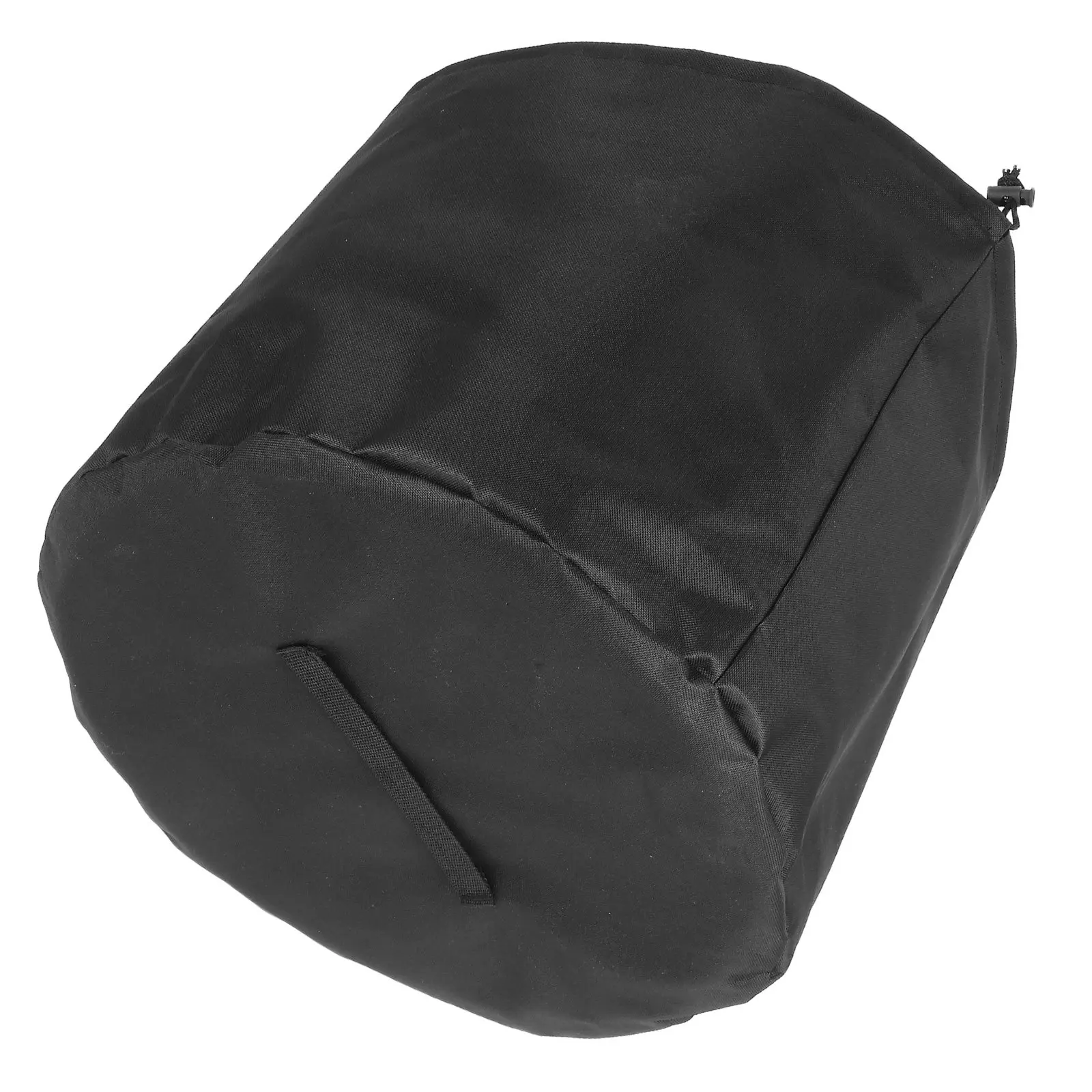 Portable Oxford Cloth Fire Pit Cover Black Outdoor Patio Protective Rainproof Weatherproof Courtyard Fire Pit Protection Full