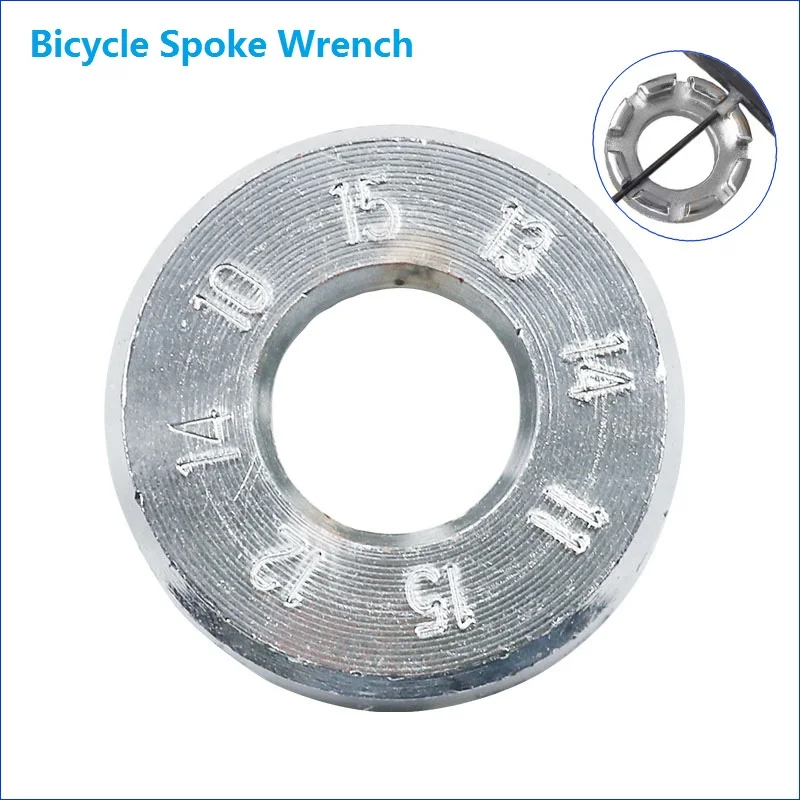 8-port mountain bicycle spoke wrench wheel group steel wire tension adjusting ring manual adjustment repair tool