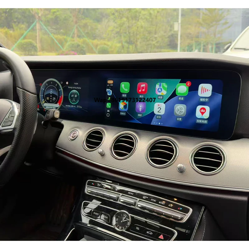 2018 Car Modification Upgrade Dashboard Central Control Integrated Screen Android Multimedia for  E-Classs W213 E200