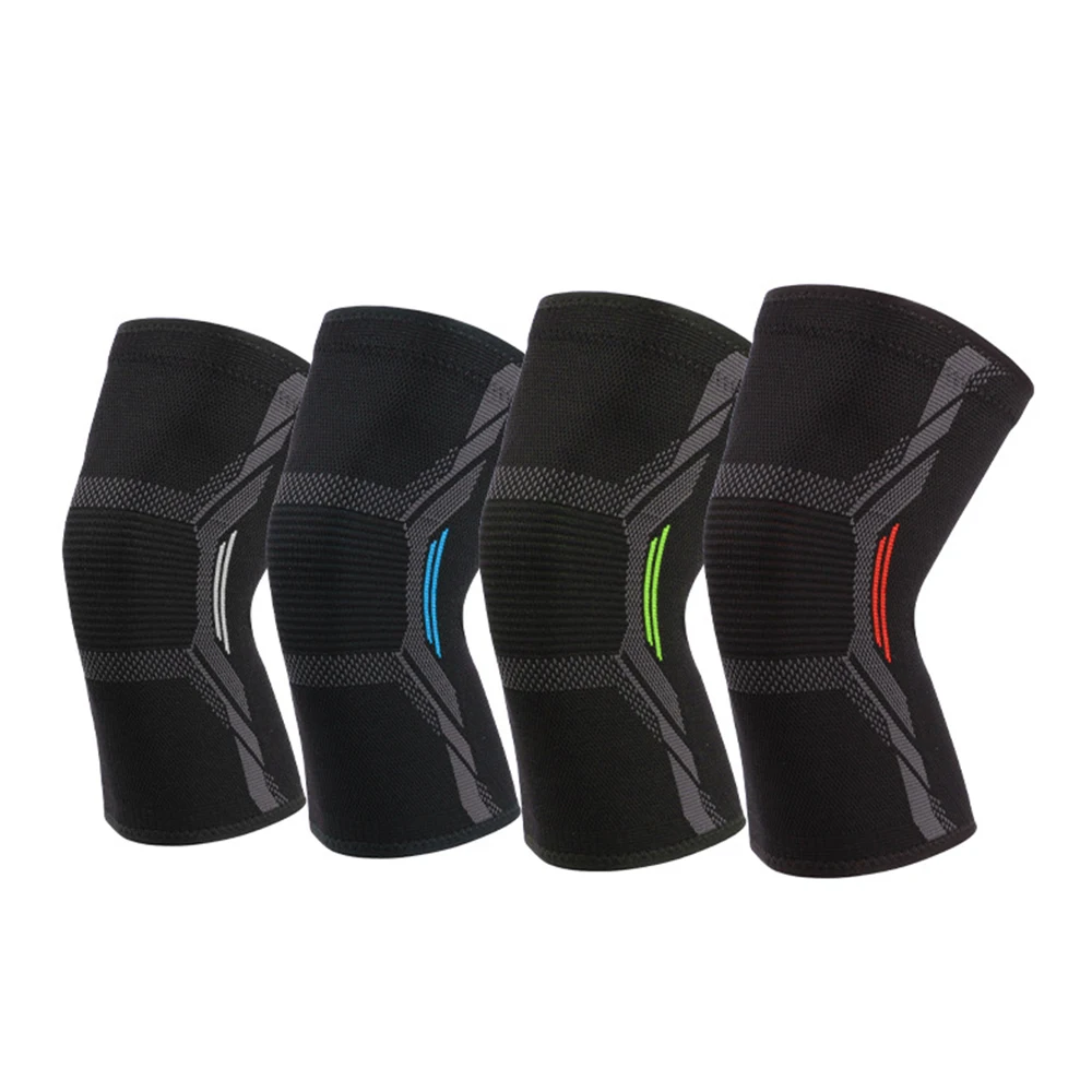 1PCS Fitness Running Cycling Knee Support Braces Elastic Nylon Sport Compression Knee Pad Sleeve for Basketball Volleyball