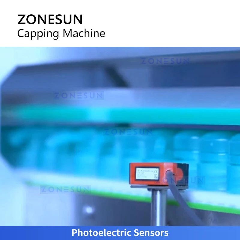 Zonesun ZS-BCM8 Automatyczna maszyna do zamykania butelek z pompką o dużej prędkości Obrotowa maszyna do zamykania śrub Maszyna do zamykania serwomechanizmów