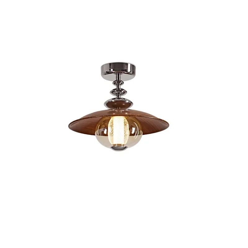 Medieval aisle light corridor entrance lt French retro ceiling light creative designer art balcony