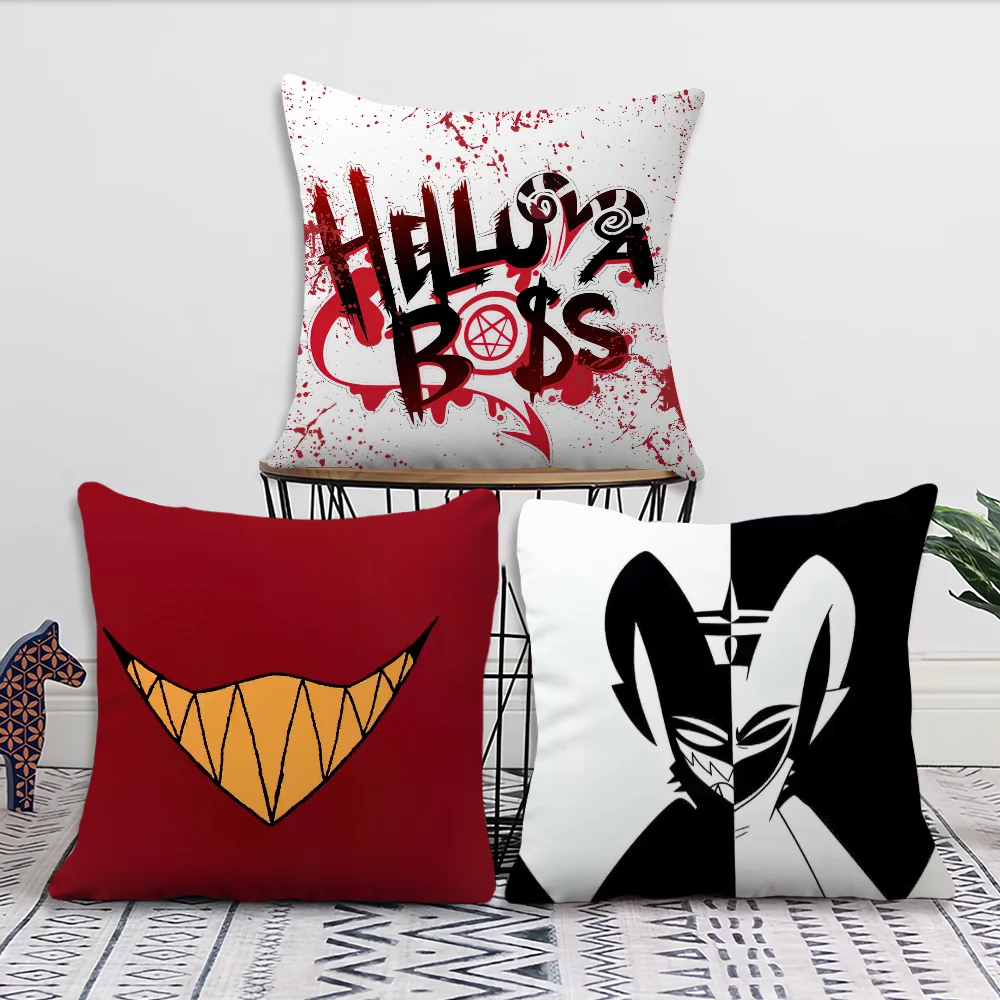 H-Helluva B-Boss Cartoon pillow cover Sofa living Printing Decoration Room Home Office Coffee Shop Car Nordic Simplicity Cover